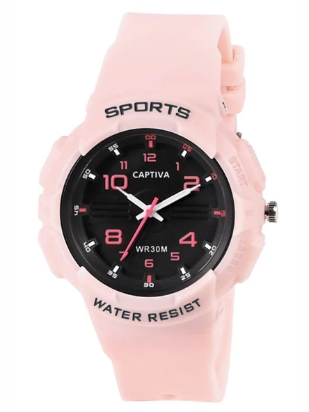 Captiva 30 mt Suya Dayanıklı Analog Silikon Kordonlu Çoçuk Kol Saati CP.YN.25.17