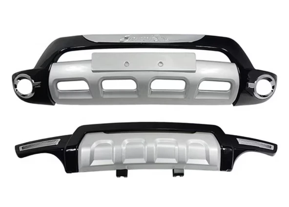 Hyundai Santa Fe 2007 2012 Arası Ön Arka Difüzör Koruma Abs (Plastik)
