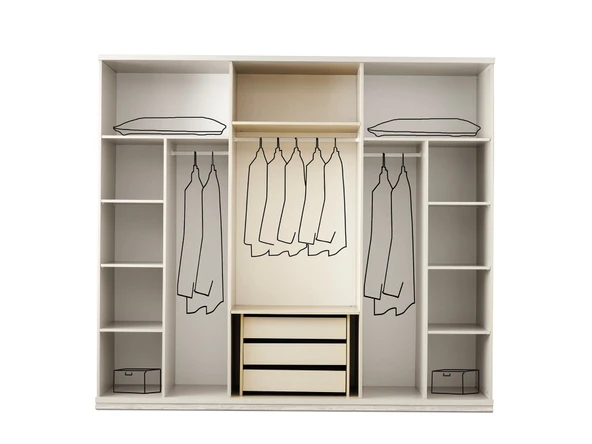 KAPADOKYA MDF BAZALI LEDLİ YATAK ODASI TAKIMI - Resim 4