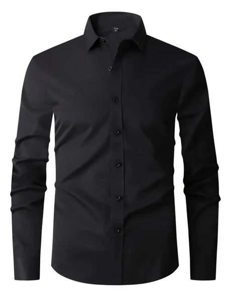 Erkek Klasik Tek Cepli Uzun Kol Gömlek BGL-ST04544 ürün görseli