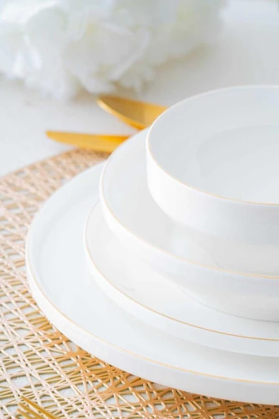 Acar Golden Rise 24 Parça Porselen Yemek Takımı SCT-05442 - 2