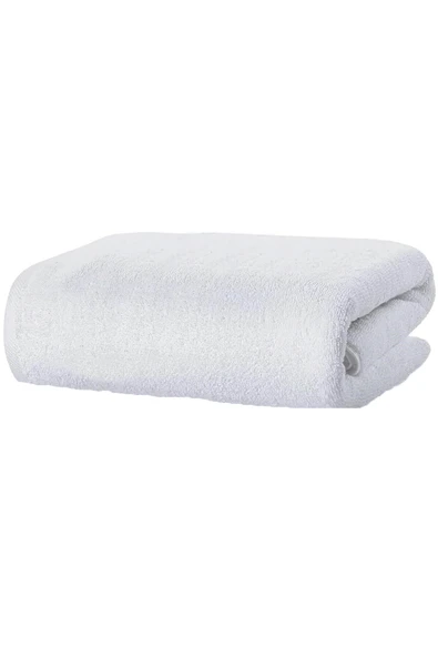 Otel Banyo Havlusu %100 Pamuklu 70X150 Cm Beyaz 20/2 Ring 600 Gr