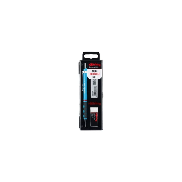 Rotring Okul Seti Versatil+Min Silgi Hediyeli 0.7 MM Açık Mavi