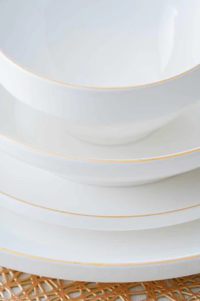 Acar Golden Rise 24 Parça Porselen Yemek Takımı SCT-05442 - 4