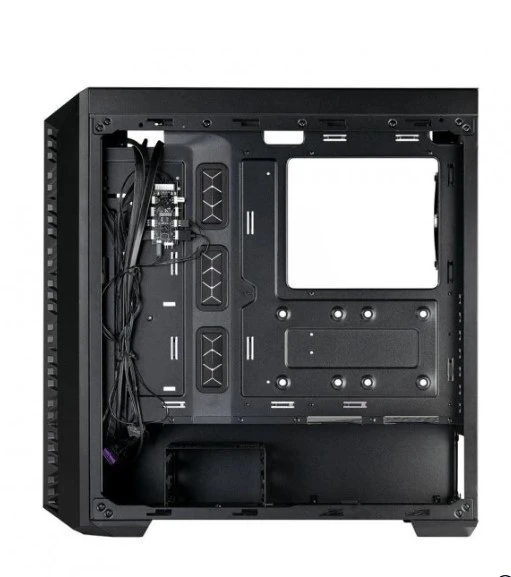 CM MasterBox 520 Siyah Tempered Glass ARGB 4x120mm Fanlı, Mesh Ön Panel Pencereli MidTower Kasa - Resim 3