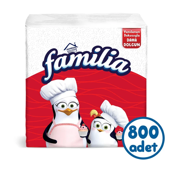 Familia 100'lü Peçete (8 Paket x 100 Yaprak)