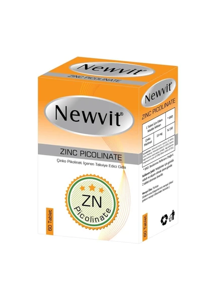 Newvit Çinko Pikolinat 60 Tablet - Resim 2