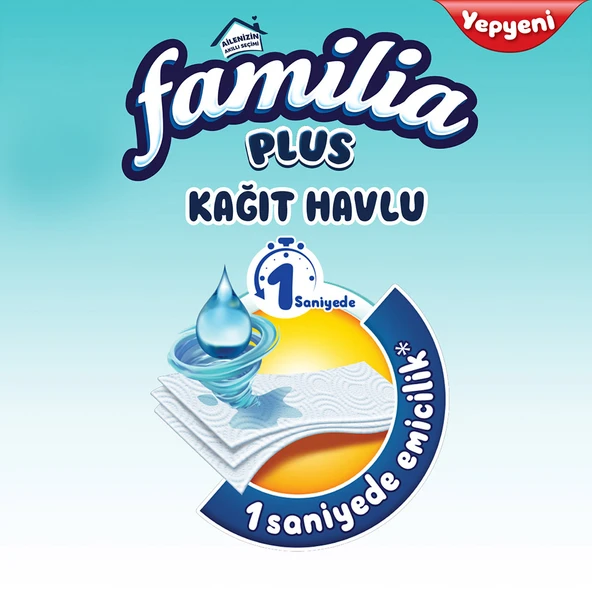 Familia Plus Kağıt Havlu 24 Rulo (12 Rulo X 2 Paket) - Resim 5