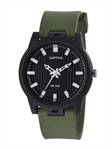 Captiva 30 mt Suya Dayanıklı Analog Silikon Kordonlu Çoçuk Kol Saati CP.YN.25.23