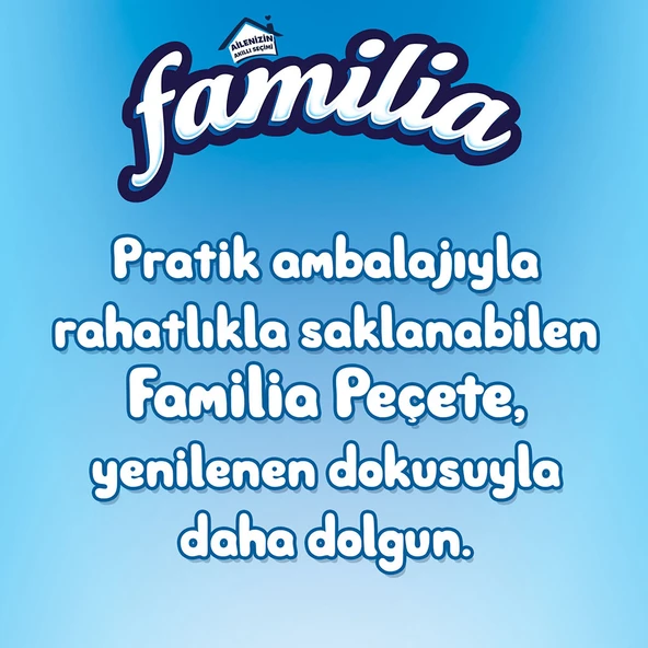 Familia 100'lü Peçete (8 Paket x 100 Yaprak) - Resim 3