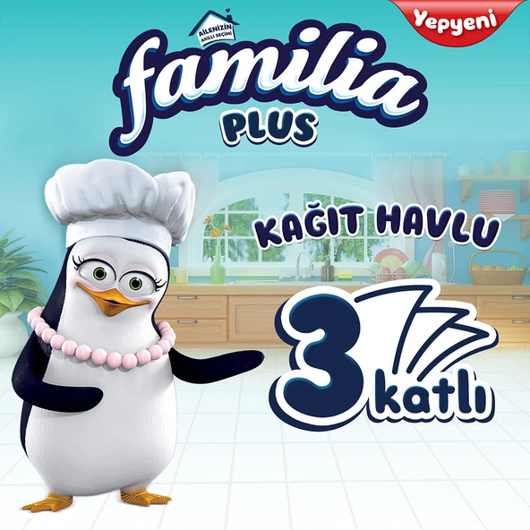 Familia Plus Kağıt Havlu 24 Rulo (12 Rulo X 2 Paket) - Resim 4