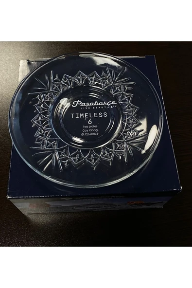 Paşabahçe Timeless Çay Tabağı 12x6cm 6 lı - 54751 - 3