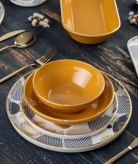 Acar Gölge 27 Parça 6 Kişilik Yemek Takımı SR-22-0254 - 3