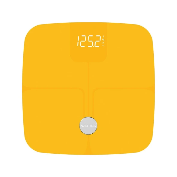 Nautica Vücut Analizli Smart Akıllı Bluetooth Tartı Baskül + Nautica 500 ml Termos Hediyeli - 3