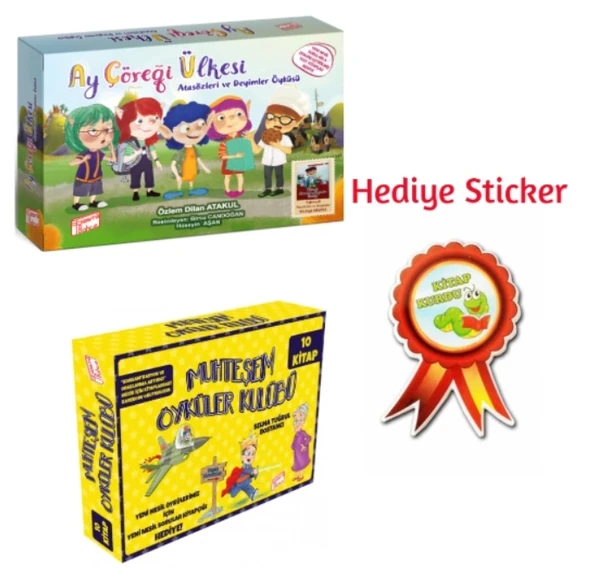 GİZEMLİ BAHÇE 2.SINIF AY ÇÖREĞİ ÜLKESİ'NDE ATASÖZLERİ VE DEYİMLER 10'LU HİKAYE SETİ - MUHTEŞEM ÖYKÜLER KULUBÜ 10'LU HİKA