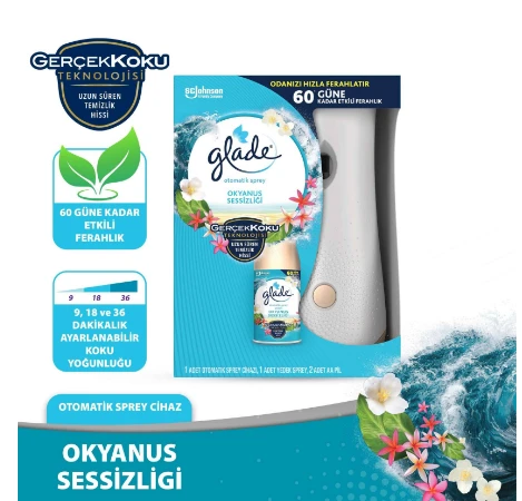 Glade Otomatik Sprey Kit Okyanus Sessizliği 269ml - 2