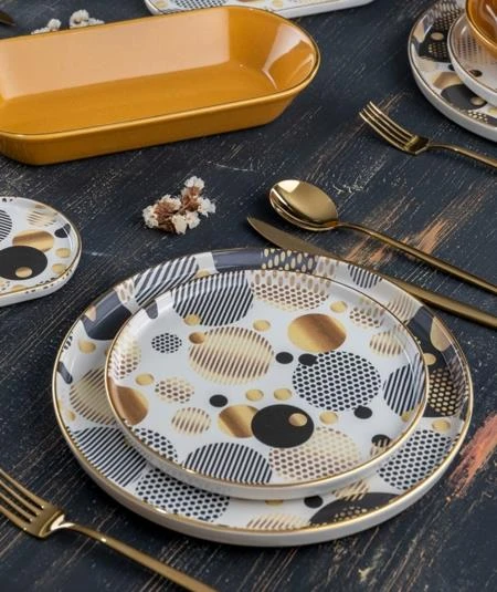 Acar Gölge 27 Parça 6 Kişilik Yemek Takımı SR-22-0254 - 4