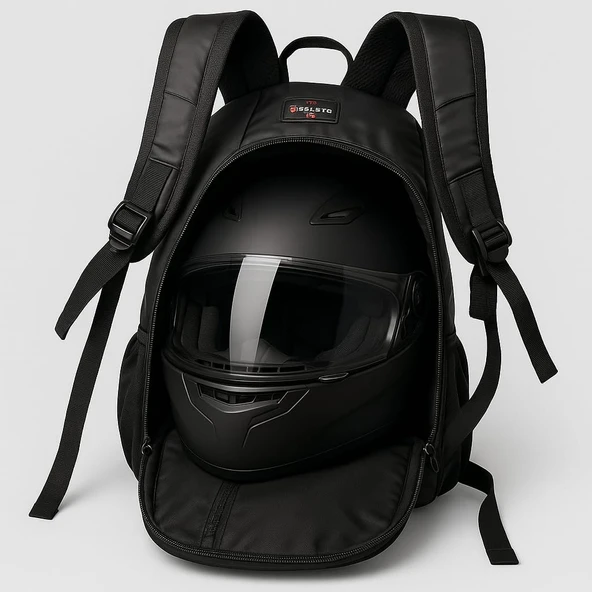 Motosiklet Kask Sırt Çantası Su Geçirmez Sünger Destekli 8683255013760