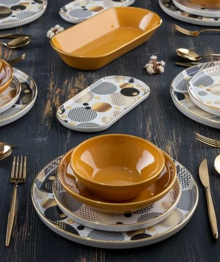 Acar Gölge 27 Parça 6 Kişilik Yemek Takımı SR-22-0254 - 2