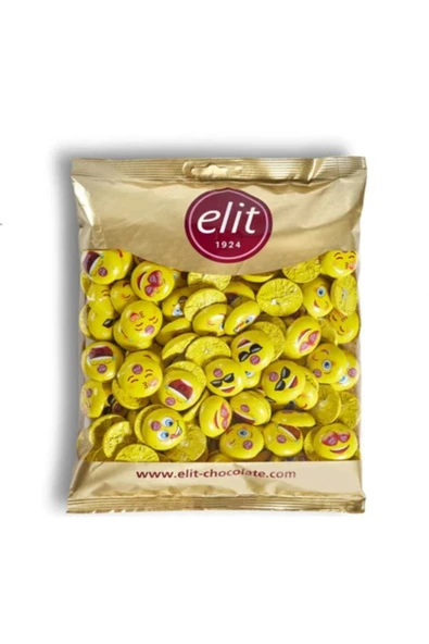 Elit Çikolata Mini Elitolji Emoji Çikolata 1 KG