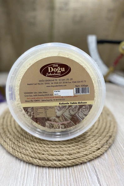 Doğu Şekerleme Kakaolu Tahin Helvası (ambalaj) 500 Gr