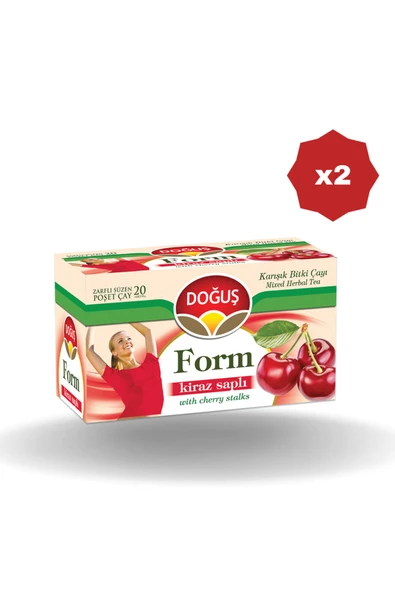 Doğuş DOĞUŞ BİTKİ FORM KİRAZ SAPLI 20'Lİ - (2 ADET)