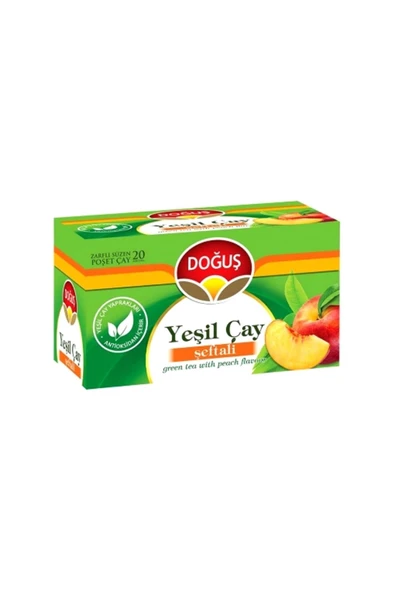 Doğuş Çay Doğuş Şeftali Yeşil Çay 20'li 35 Gr. (BİTKİ ÇAYI)