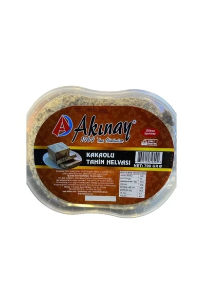 Akınay Kuruyemiş Akınay Kakaolu Tahin Helvası 700 G