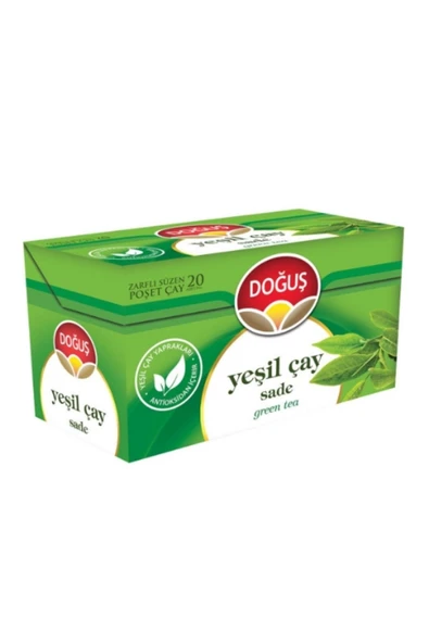 Doğuş Çay Doğuş Sade Yeşil Çay 20'li 35 Gr. (Bitki Çayı)