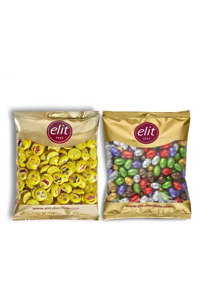 Elit Çikolata Mini Elitoloji 1kg - Chocoeggy Yumurta Çikolata 1kg 2'li Set (2X1KG) Glutensiz