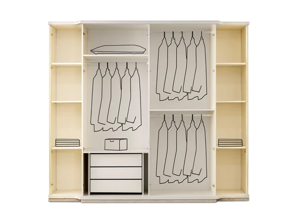 MONTANA MDF BAZALI LEDLİ YATAK ODASI TAKIMI - Resim 5