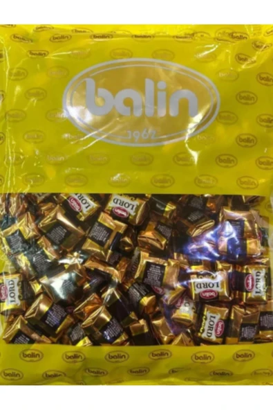 Balin Lord Bitter Çikolata Kaplı Dulce De Leche Aromalı Fondan 1 Kg - 1