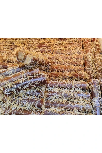 TALAS Kuruyemiş Ballı Fındık Ezmeli Kadayıf Kaplı Pestil Sarma 2 KG