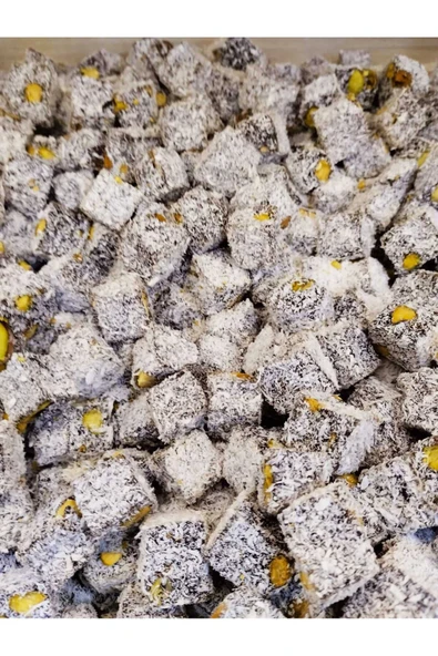 TALAS Kuruyemiş Kakaolu Antep Fıstıklı Çifte Kavrulmuş Lokum 500 G - Resim 2