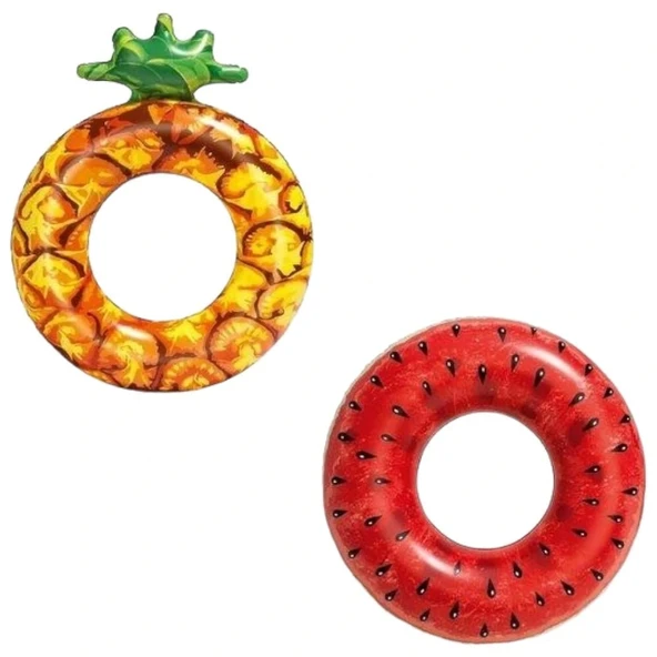 Renkli Ananas Desenli  Deniz Simit   -Ananas - 2
