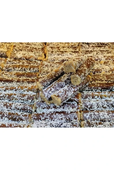 TALAS Kuruyemiş Ballı Fındık Ezmeli Hindistan Cevizi Kaplı Pestil Sarma 1 KG