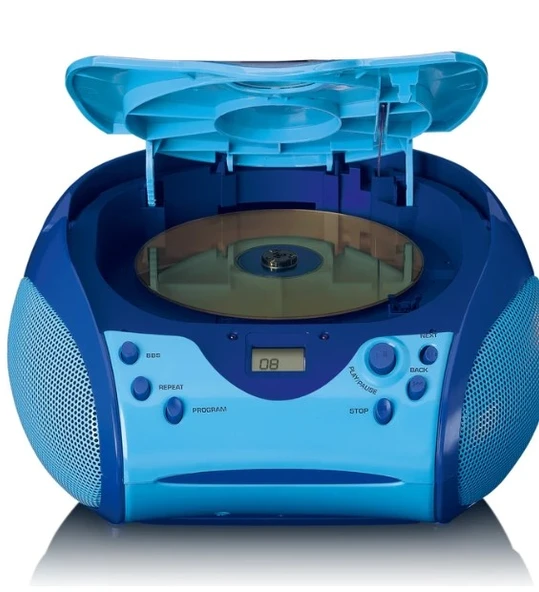 LENCO SCD-24BU kids - CD çalarlı taşınabilir stereo FM radyo - Mavi