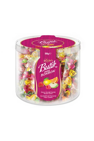 Şölen Butik Mini Bonbon Meyveli Şeker 500 Gr