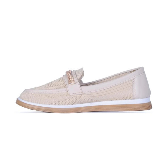 Scarletta S9 Triko Günlük Kadın Babet Ayakkabı - Resim 2