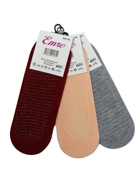 Kaymaz Emre Pilates Çorabı 3 ADET - Resim 2