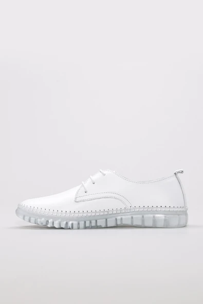 Hakiki Deri  Kadın Casual Ayakkabı 609ZA5066 - Resim 2