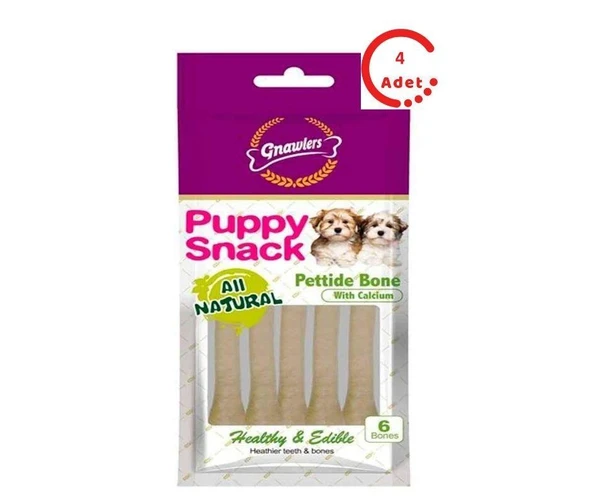 Gnawlers Köpek Ödülü Pettide Bone 6'lı Paket x 4 Adet