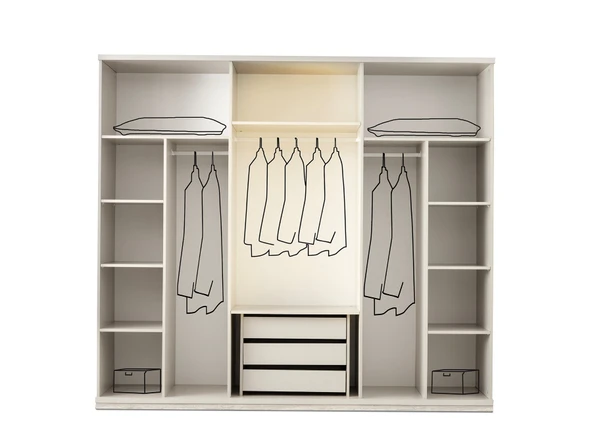 PETRA MDF BAZALI LEDLİ YATAK ODASI TAKIMI - Resim 5