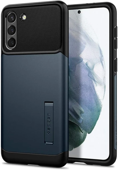Spigen Slim Armor Carse Designed fo Samsung Galaxy S21 Plus (2021) - Metal Slate
