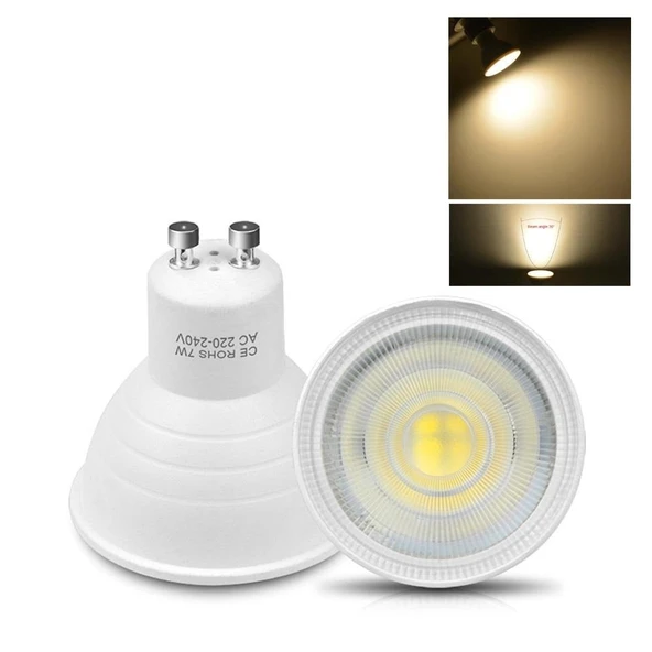 ZMR-121/B.30 7W GU10 LED Çanak Ampul 3000K Günışığı Mercekli 540lm Yüksek Verimli Aydınlatma - 2