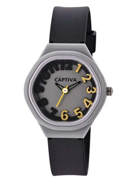 Captiva 30 mt Suya Dayanıklı Analog Silikon Kordonlu Çoçuk Kol Saati CP.YN.25.27