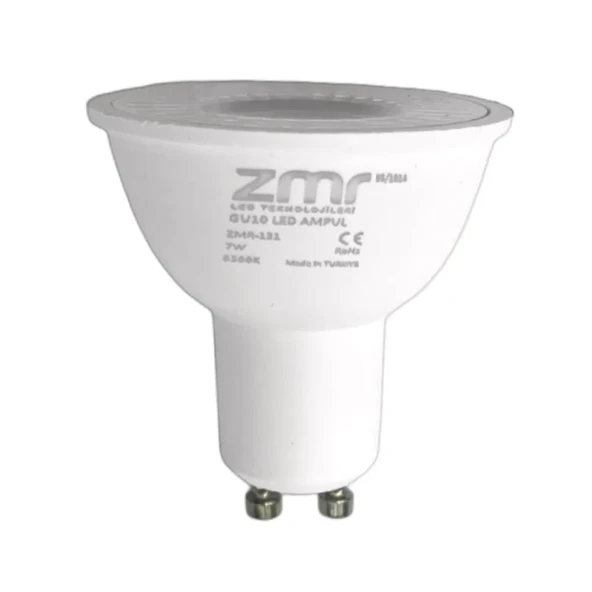 ZMR 7W 3000K Gün ışığı LED Çanak Ampul Düşük Tüketim Yüksek Işık