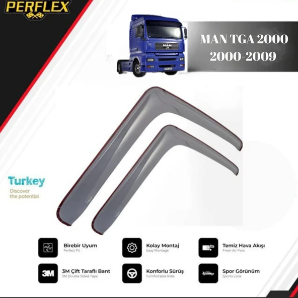 CAM RÜZGARLIĞI V2 DÜZ MAN TGA 2000 2000-2009