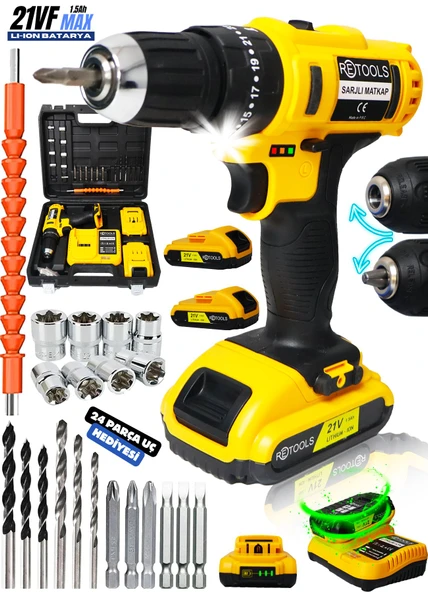 RETOOLS 21V KIZAKLI VİDALAMA