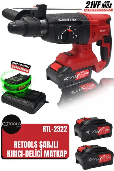 RETOOLS KIRMIZI KABARTMALI HİLTİ